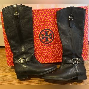 Tory Burch Tall Riding Leather Boots